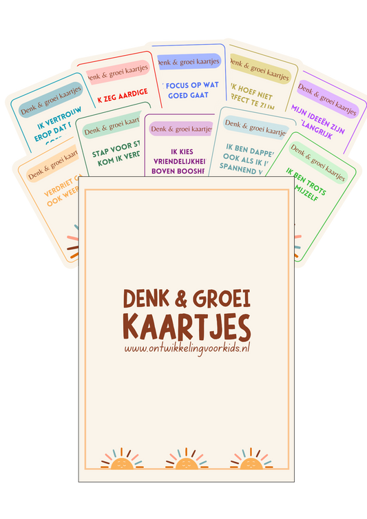 Denk & Groei kaartjes